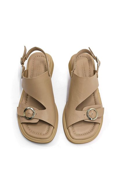 NILUFARR Miranda Nude - Genuine Leather Women's Sandals