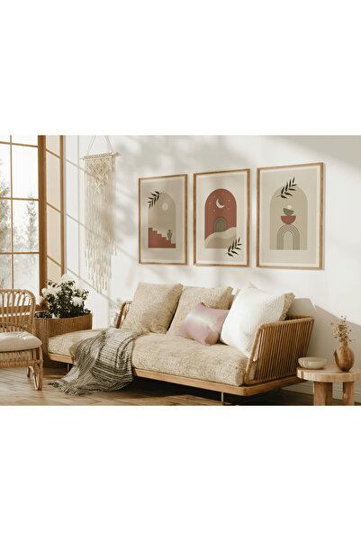 ARTCASTLE 3-компонентен комплект картини с дървена рамка Star