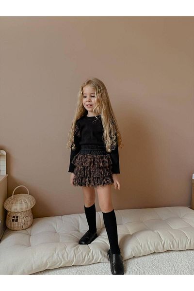 RAPAPA Set fuste cu model leopard pentru fete
