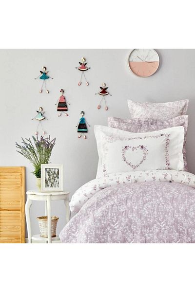 ÇIRPAN EV Karaca Home Birdy Lila Single Bed Cover