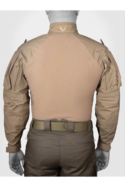 Mudeir Tshirt Operation Uraz Kayote Brown Tactical T-Shirt Operation Combat Outdoor Tactical T-Shirt