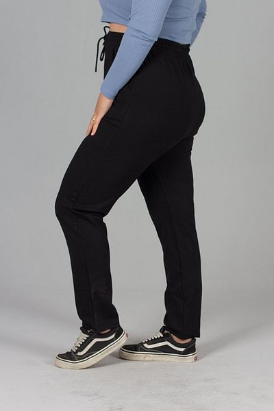 Truva XXL Large Size Lycra Extra High Waist Combed Cotton Trousers