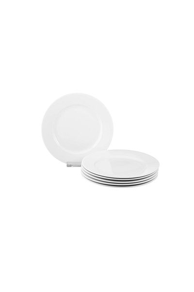 Dania A set of flat plates for sweets and fruits, 6 pcs