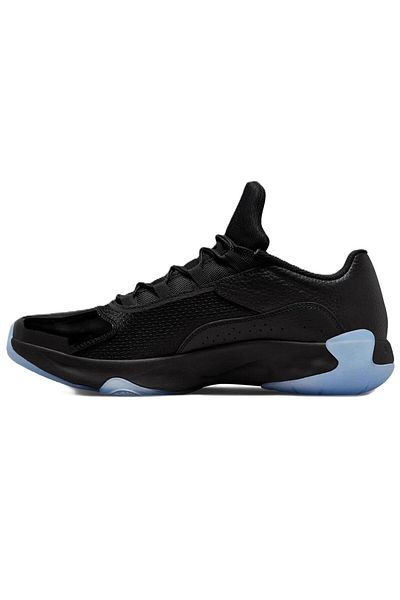 Nike Air Jordan 11 Cmft Low Mens Leather Sneaker Genuine Leather Men's Casual Sports Shoes Black