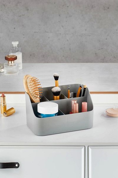 Depa Gray Makeup Box & Cosmetic Organizer & Multi-Purpose Box