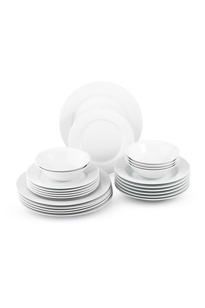 Dania 24-piece dinner set, white