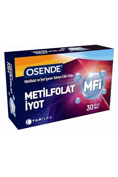 Osende Methylfolate & Iodine 30 Under-Language Tablets