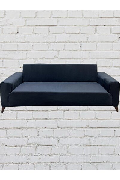 Sahaneev 3'Lü Koltuk İtalyan Süet Koltuk Örtüsü(ANTRASİT)