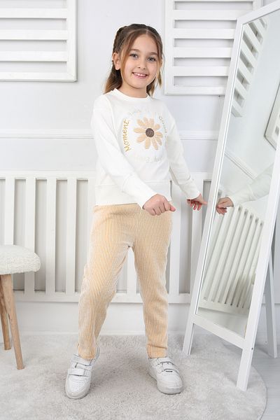 e-çocuk Σετ κοριτσίστικο με στάμπα Daisy 200770