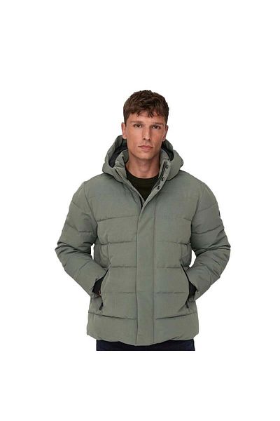 ONLY Onscayson Puffa Otw - Men's Gray Jacket 22019598