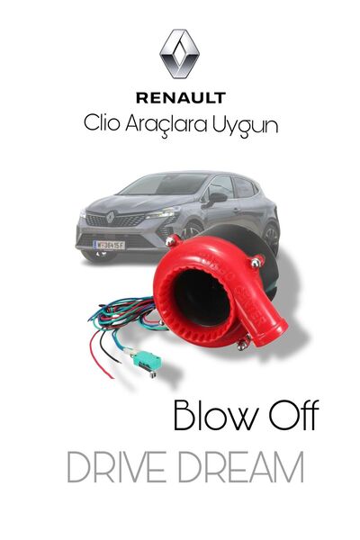APEXİ RENAULT CLİO UYUMLU BLOW OFF ELEKTRONİK 12V CUFF CUFF SES