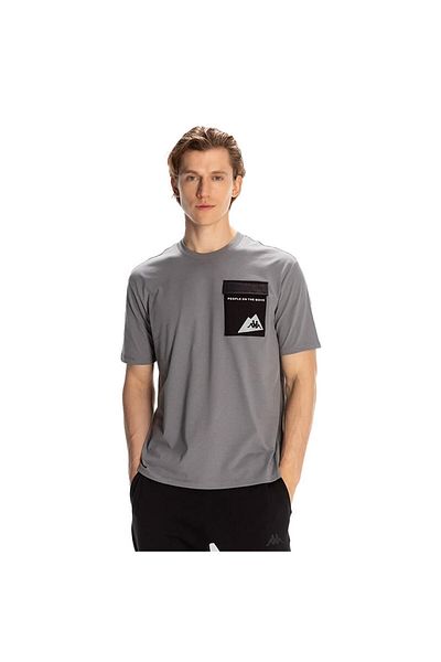 Kappa Ανδρικό T-shirt με γκρι μάσκα 321w7zw-xct