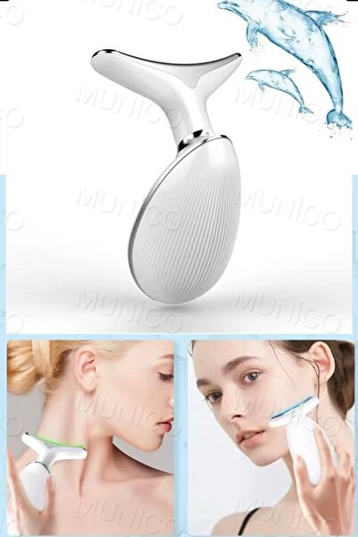 Munico Boyun Güzellik Cihazı Yüz Germe Microglow Nazolabial Kıvrımı ve Boyun ...