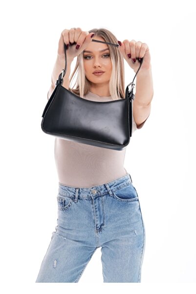 Dadacuq Жіноча вишукана та елегантна сумка з багетом із штучної шкіри, з регу...