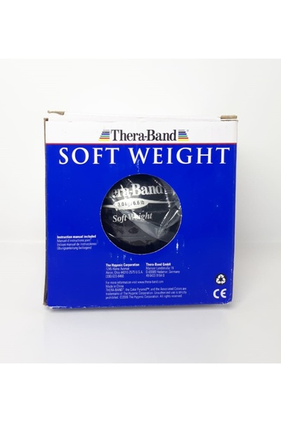 THERABAND THERA-BAND YUMUŞAK AĞIRLIK TOPU SİYAH 3 KG