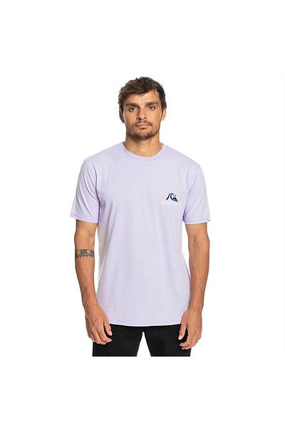 Quiksilver تي شيرت رجالي أرجواني أصلي برميل M تي شيرت Eqyzt07226-pfm0