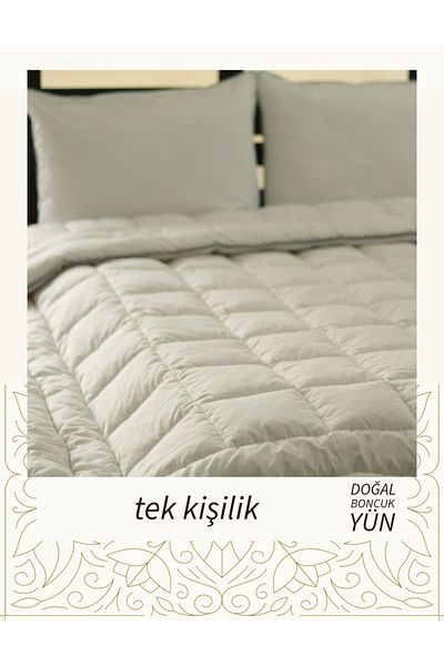 Hayo’u PUFF Single Winter 3kg Natural Bead Wool Quilt