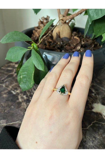 Asteria Jewelry Colorful Drop Stone Ring