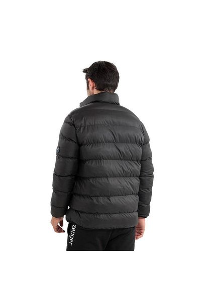 Slazenger Ανδρικό μαύρο παλτό Nadim I - St22je017-500