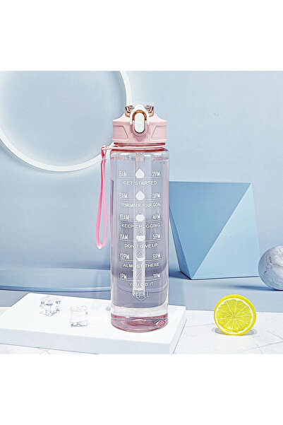 Choice9 Style I Sports Water Bottle with Time-Tracking Straw Leak Proof Locking Flip Cover for Easy Carry Id