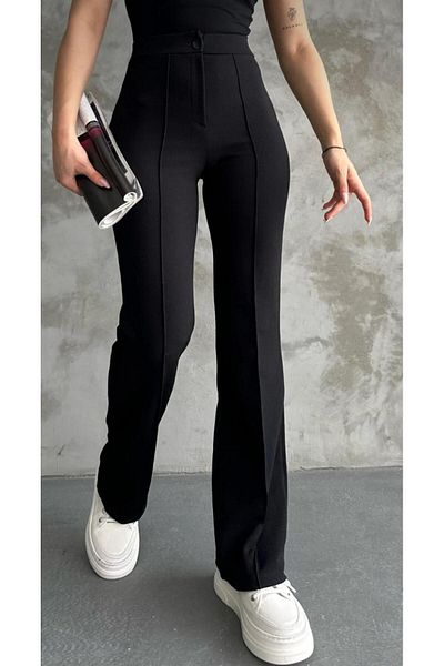 YTY MODA Women Lycra Front Grassed Recovery Spanish Trotter Palazzo Pants