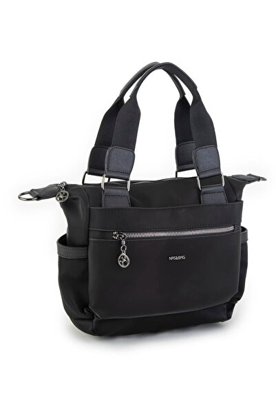 Nas Bag حقيبة يد نسائية موديل Buzzy باللون الأسود