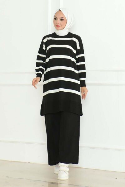 mf venessa طقم تريكو نسائي رفيع - مقاس مناسب موسمي ومعنوي