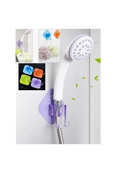 omilife Kendinden Yapışkanlı Çift Askılı Banyo Duş Başlığı Tutucu Duş Başlığı Organizeri