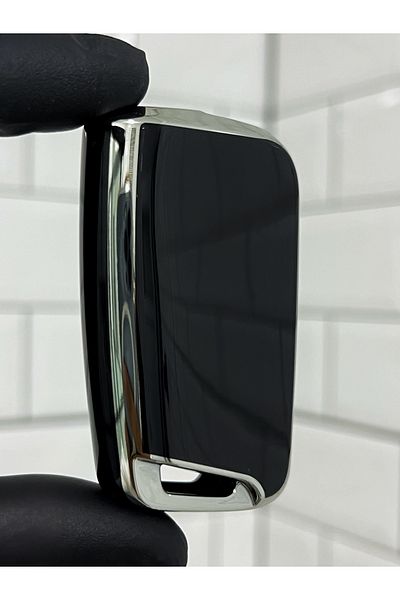 BARKAS ELEKTRONİK Skoda Octavia Rapid Fabia Kamiq Karoq Kodiaq Scala - Black Silver Switchblade Case