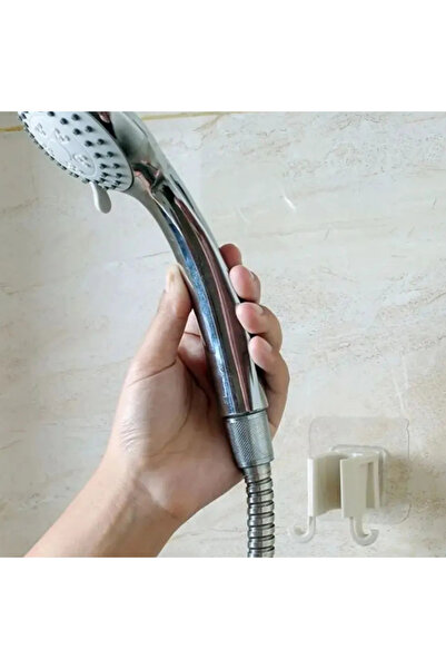 omilife Kendinden Yapışkanlı Çift Askılı Banyo Duş Başlığı Tutucu Duş Başlığı Organizeri