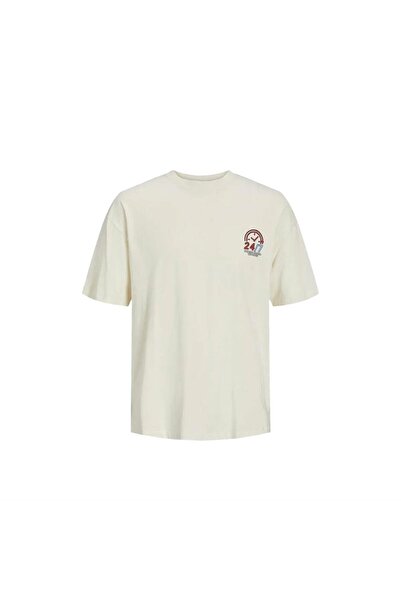 Jack & Jones Tricou bărbați - Jortoast Tee, Ss Crew Deck, Buttercream 12254168