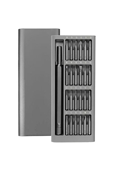 PDAteknoloji 24'lü Hassas Mıknatıslı Çoklu Tornavida Seti Elektronik Saat Bilgisayar Tamir Tornavidası - PDA00006