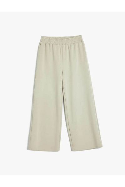 Koton Základní široké tepláky s elastickým pasem Modal Fabric