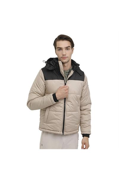 lumberjack Adalbert-cb 3w ml 3pr Μπεζ ανδρικό παλτό - 101398572