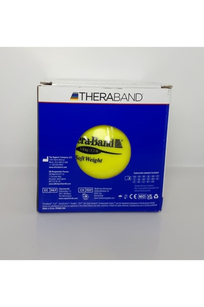 THERABAND THERA-BAND YUMUŞAK AĞIRLIK TOPU 1 KG SARI