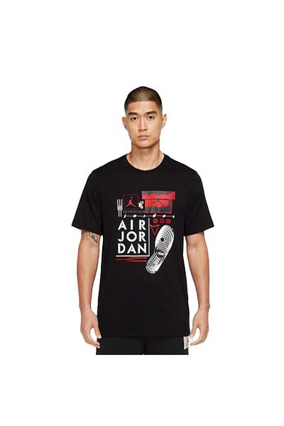 JORDAN M Brand Gfx SS Crew 2 – černé pánské tričko DM1424-010