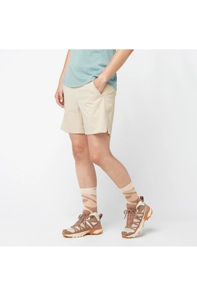 Salomon Wayfarer Ease - Pantaloni scurți bej pentru femei
