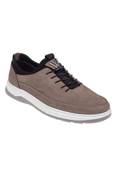 Voyager Hakiki Deri Comfort Erkek Ayakkabı VOY-201 KUM NUBUK