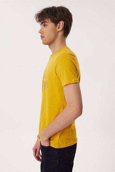 Lee Cooper Joseph Men's 100% Cotton O Neck T-Shirt Red