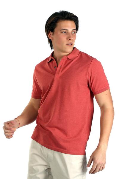 Lee Cooper Miles Men's 100% Cotton Pique Polo Neck T-Shirt K.Mercan