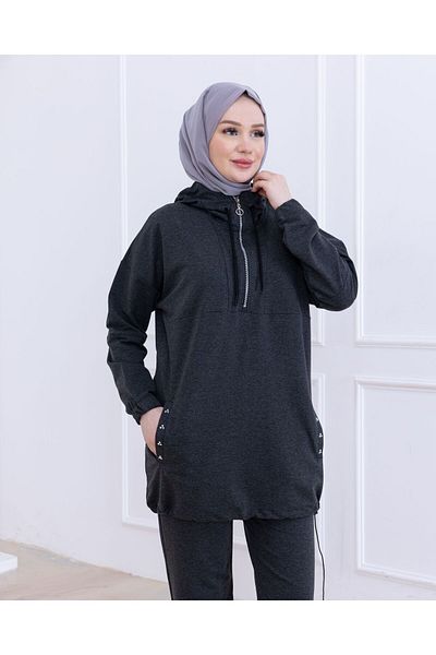 Dabenti women style Women's Hooded Bottom-Top Tracksuit Suit