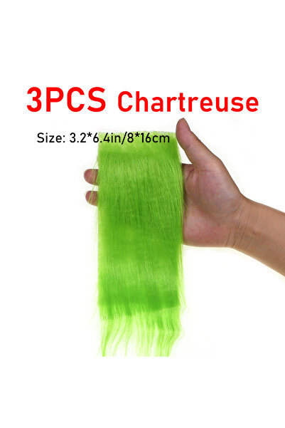 Choice 3 قطع من خيط ربط الذبابة الاصطناعي المصنوع من الألياف الرقيقة ذات الشع...