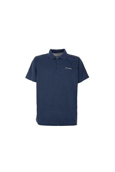Columbia Ανδρικό μπλουζάκι πόλο Navy Blue - Utılızer Am0126-464