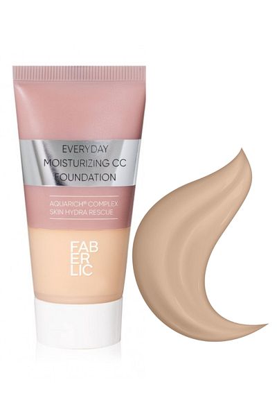Faberlic Everyday Glam Team Moisturizing Foundation - Tone Light Nude*6417