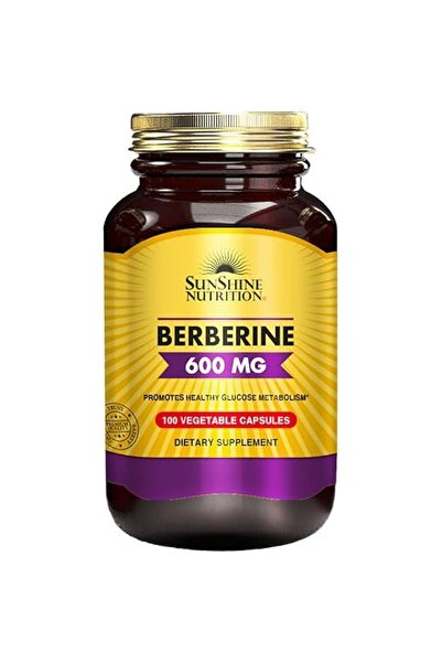 Sunshine Nutrition Nutrition Berberine 600Mg - Promotes Healthy Glucose Metab...