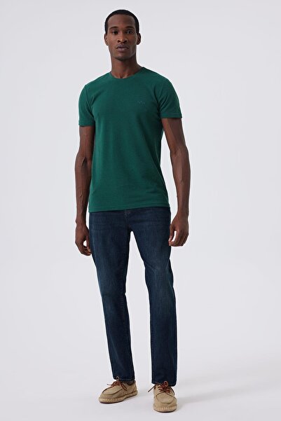 Lee Cooper Twings 6 Men's Pique O-Neck T-Shirt Emerald Green