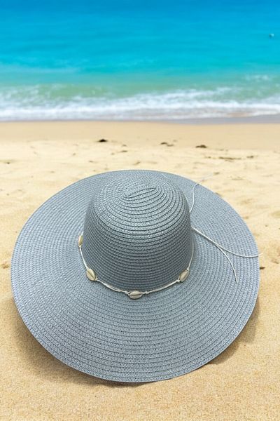 OWOW HAT Blue Straw Hat