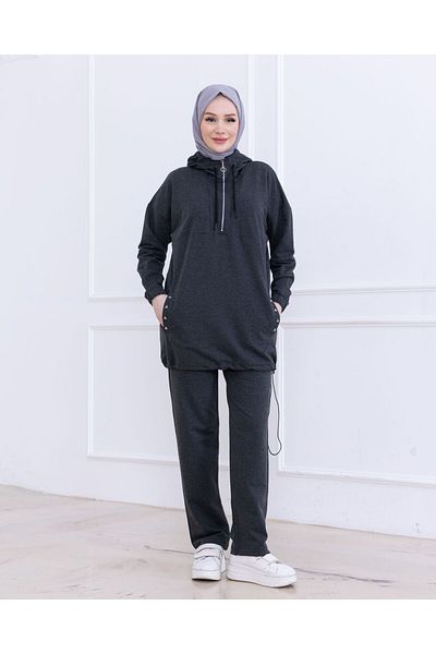 Dabenti women style Women's Hooded Bottom-Top Tracksuit Suit