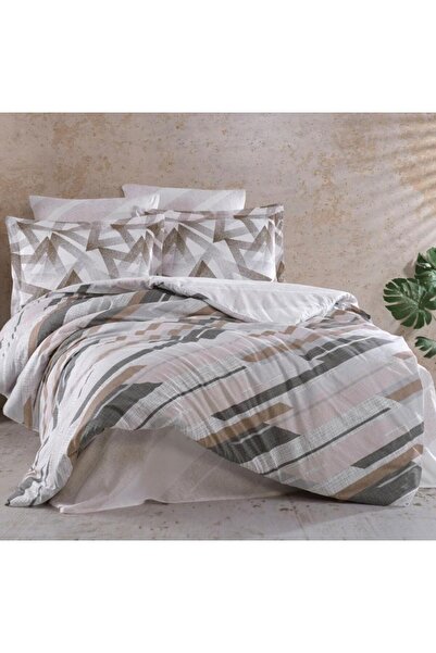 Hobby Stark Кава Двоспальний комплект постільної білизни Ranforce