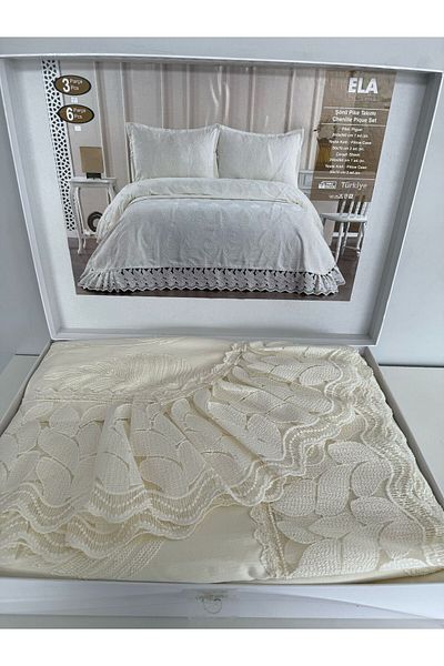 Capital Home Laced Double Bedspread 3Rd Piece